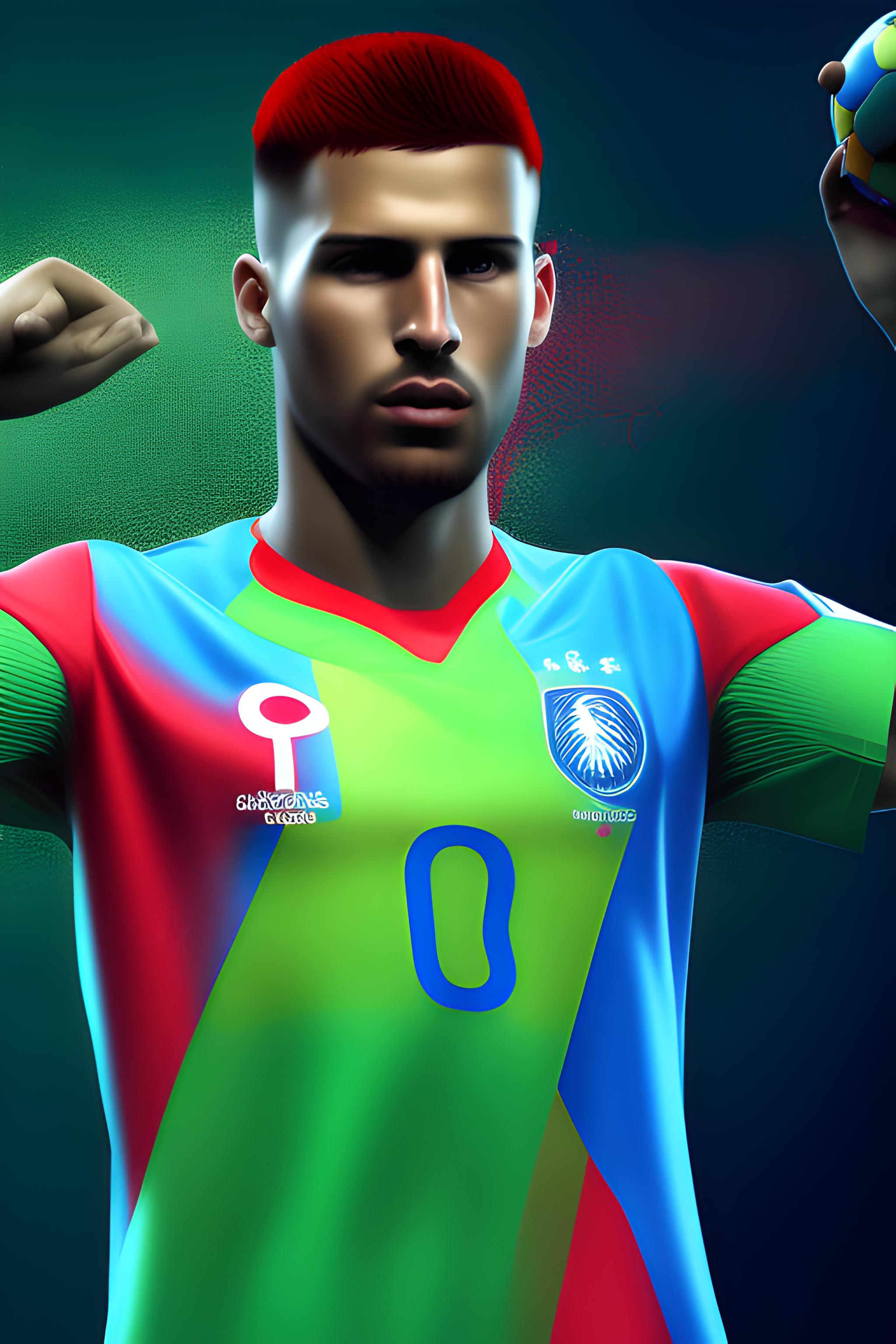 fond d'écran simple avec les couleurs vert, bleu et rouge en lien avec la coupe du monde
